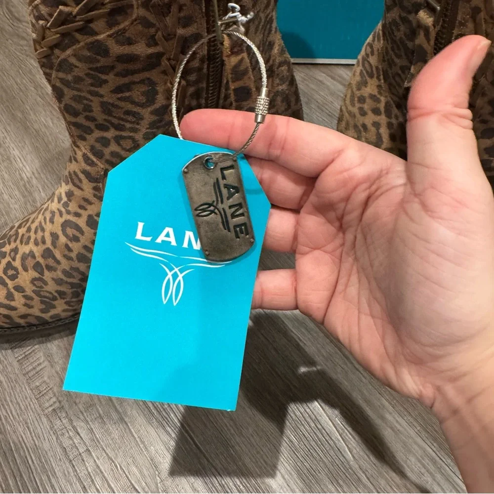 Lane Everyday Emma Leopard Suede Bootie Boots